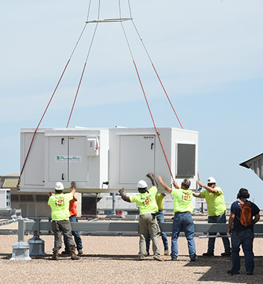 San Antonio Helicopter HVAC Lift